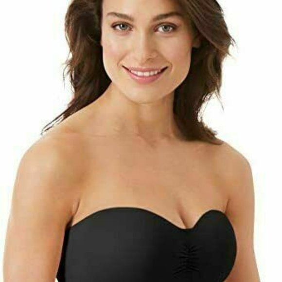 NEW Women's Bali Bra Black Wirefree Comfort 7 Ways to Wear Multiway Straps - Picture 1 of 4